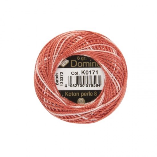 Domino Koton Perle No:8 Etamin ve Kanaviçe İpi K0171 Domino Koton Perle No:8 Etamin ve Kanaviçe İpi K0171