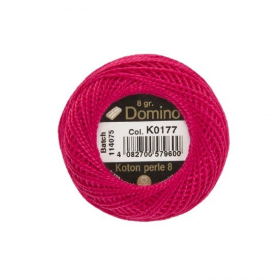 Domino Koton Perle No:8 Etamin ve Kanaviçe İpi K0177 Domino Koton Perle No:8 Etamin ve Kanaviçe İpi K0177