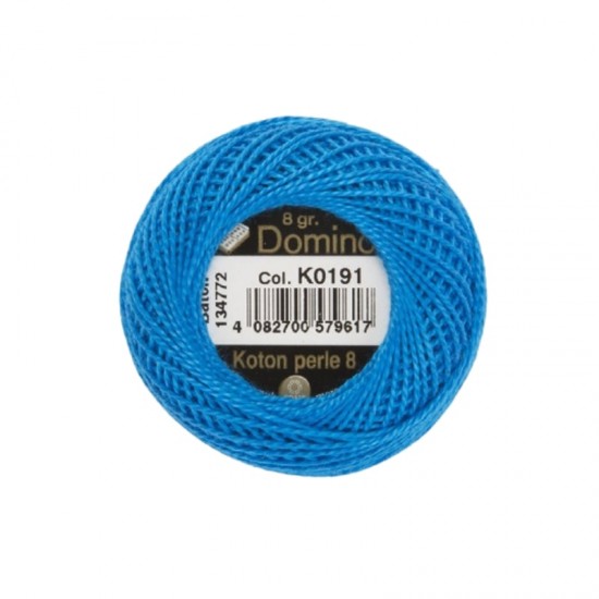 Domino Koton Perle No:8 Etamin ve Kanaviçe İpi K0191 Domino Koton Perle No:8 Etamin ve Kanaviçe İpi K0191