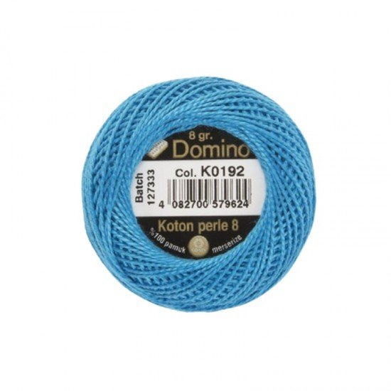 Domino Koton Perle No:8 Etamin ve Kanaviçe İpi K0192 Domino Koton Perle No:8 Etamin ve Kanaviçe İpi K0192