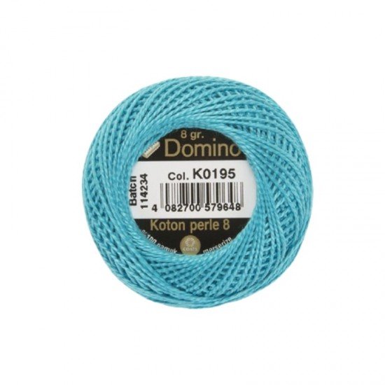 Domino Koton Perle No:8 Etamin ve Kanaviçe İpi K0195 Domino Koton Perle No:8 Etamin ve Kanaviçe İpi K0195