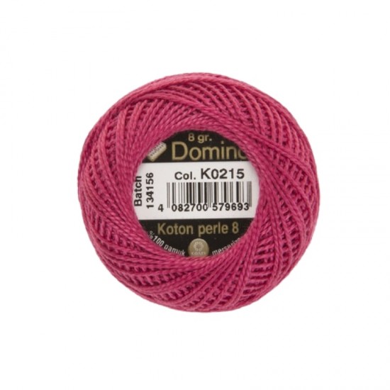 Domino Koton Perle No:8 Etamin ve Kanaviçe İpi K0215 Domino Koton Perle No:8 Etamin ve Kanaviçe İpi K0215