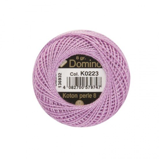 Domino Koton Perle No:8 Etamin ve Kanaviçe İpi K0223 Domino Koton Perle No:8 Etamin ve Kanaviçe İpi K0223