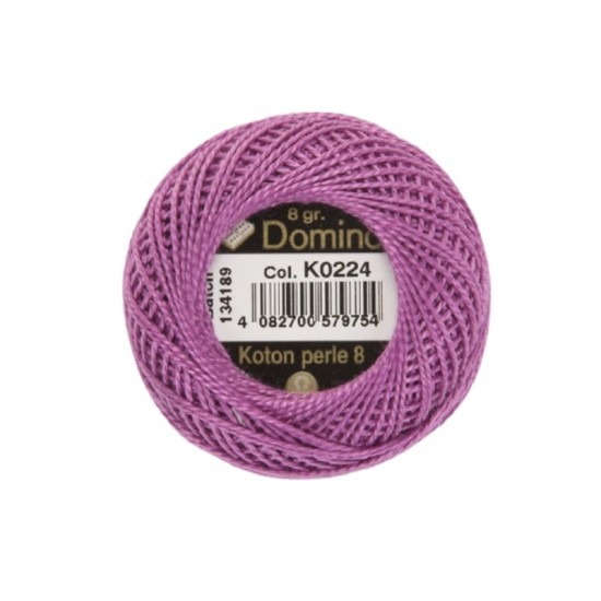 Domino Koton Perle No:8 Etamin ve Kanaviçe İpi K0224 Domino Koton Perle No:8 Etamin ve Kanaviçe İpi K0224
