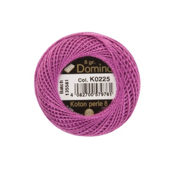 Domino Koton Perle No:8 Etamin ve Kanaviçe İpi K0225 Domino Koton Perle No:8 Etamin ve Kanaviçe İpi K0225