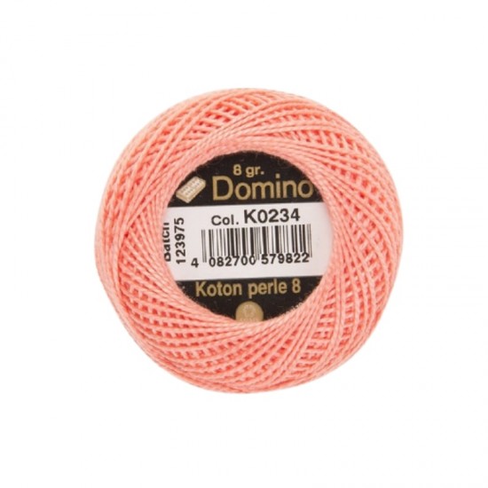 Domino Koton Perle No:8 Etamin ve Kanaviçe İpi K0234 Domino Koton Perle No:8 Etamin ve Kanaviçe İpi K0234