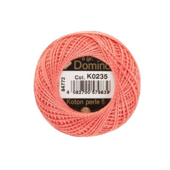 Domino Koton Perle No:8 Etamin ve Kanaviçe İpi K0235 Domino Koton Perle No:8 Etamin ve Kanaviçe İpi K0235