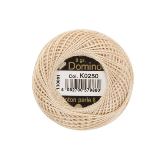 Domino Koton Perle No:8 Etamin ve Kanaviçe İpi K0250 Domino Koton Perle No:8 Etamin ve Kanaviçe İpi K0250